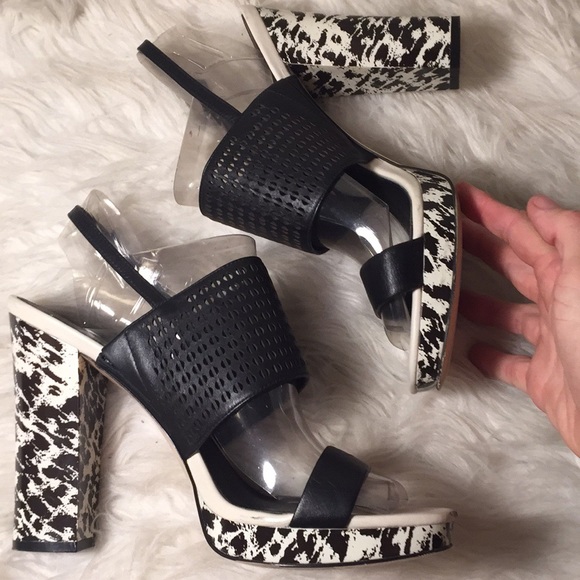 Calvin Klein block animal design heels - Picture 3 of 7